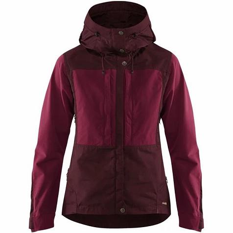 Fjallraven Women Keb Trekking Jacket Red PH133978 Philippines